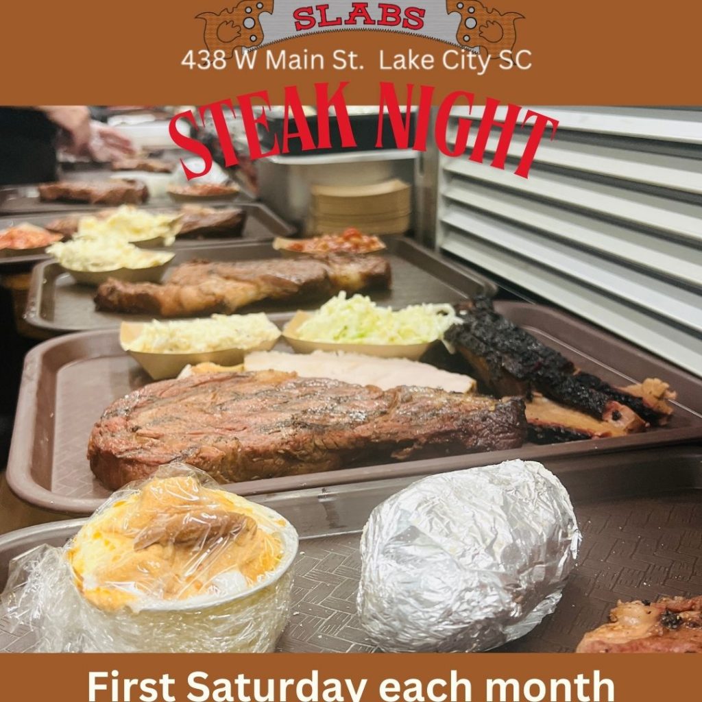 Slabs Lake City Ribeye Steak Night 